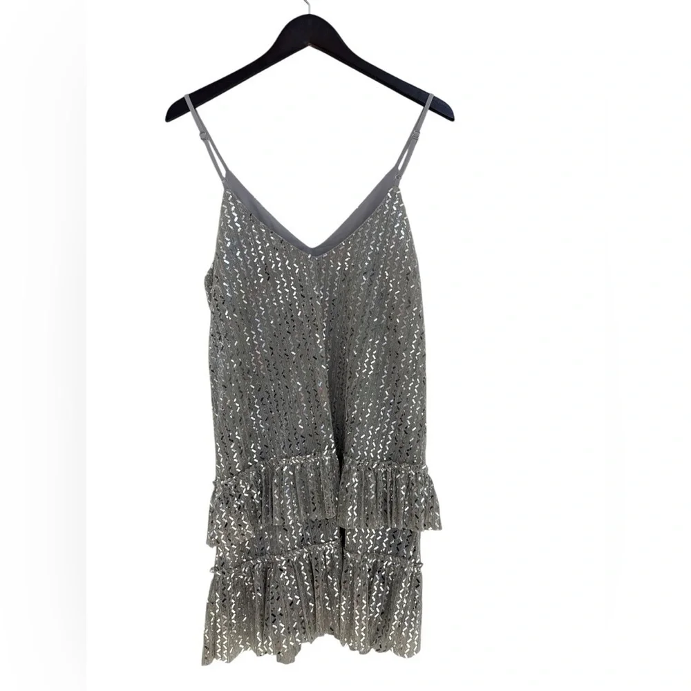 Lost & Wander Metallic Ruffle Dress - Picture 6 of 6